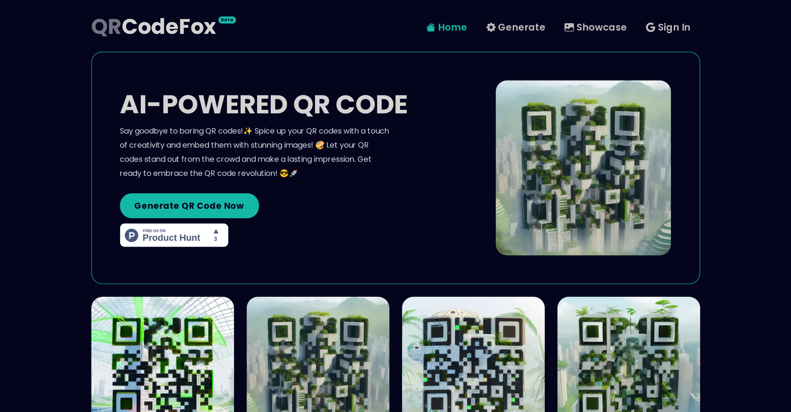 AI-Powered QR code