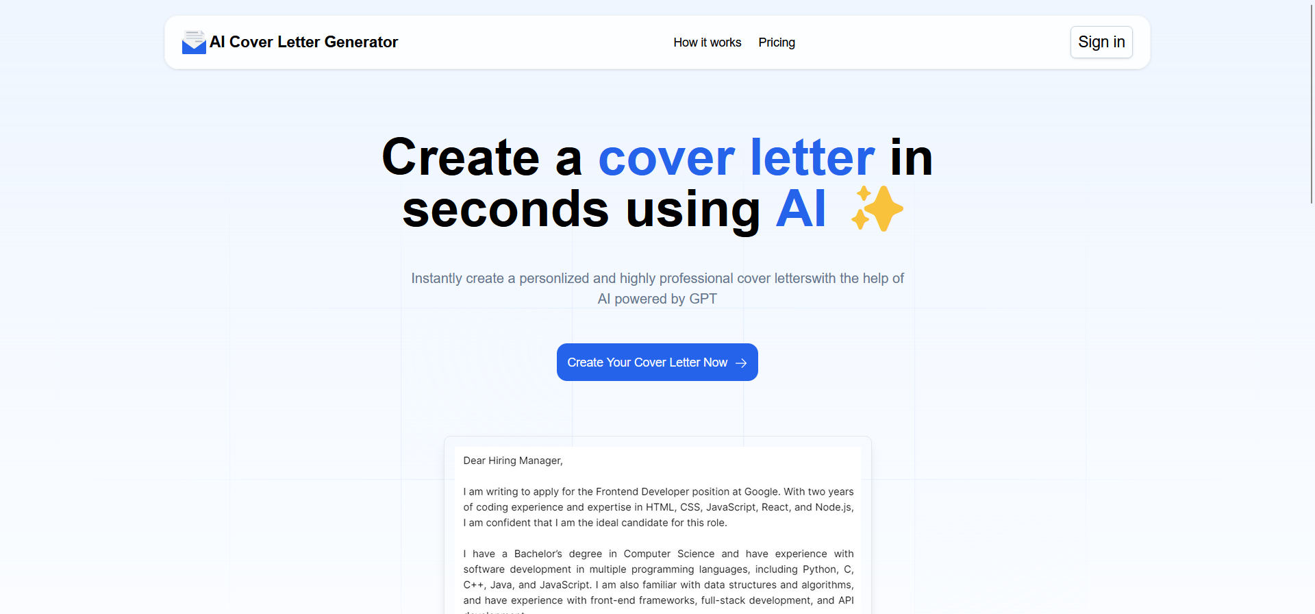 AI Cover Letter Generator featured-thumb