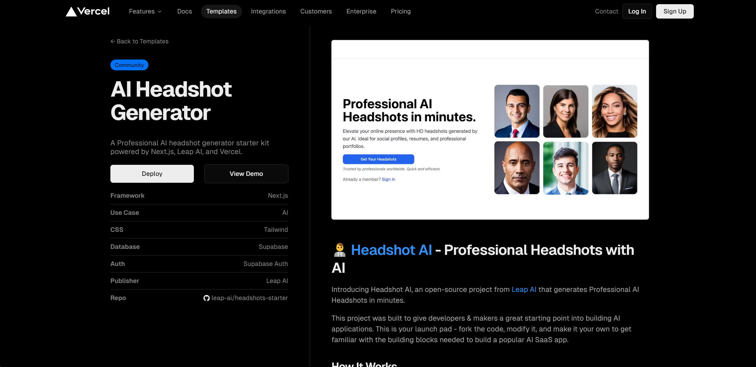 AI Headshot Generator featured