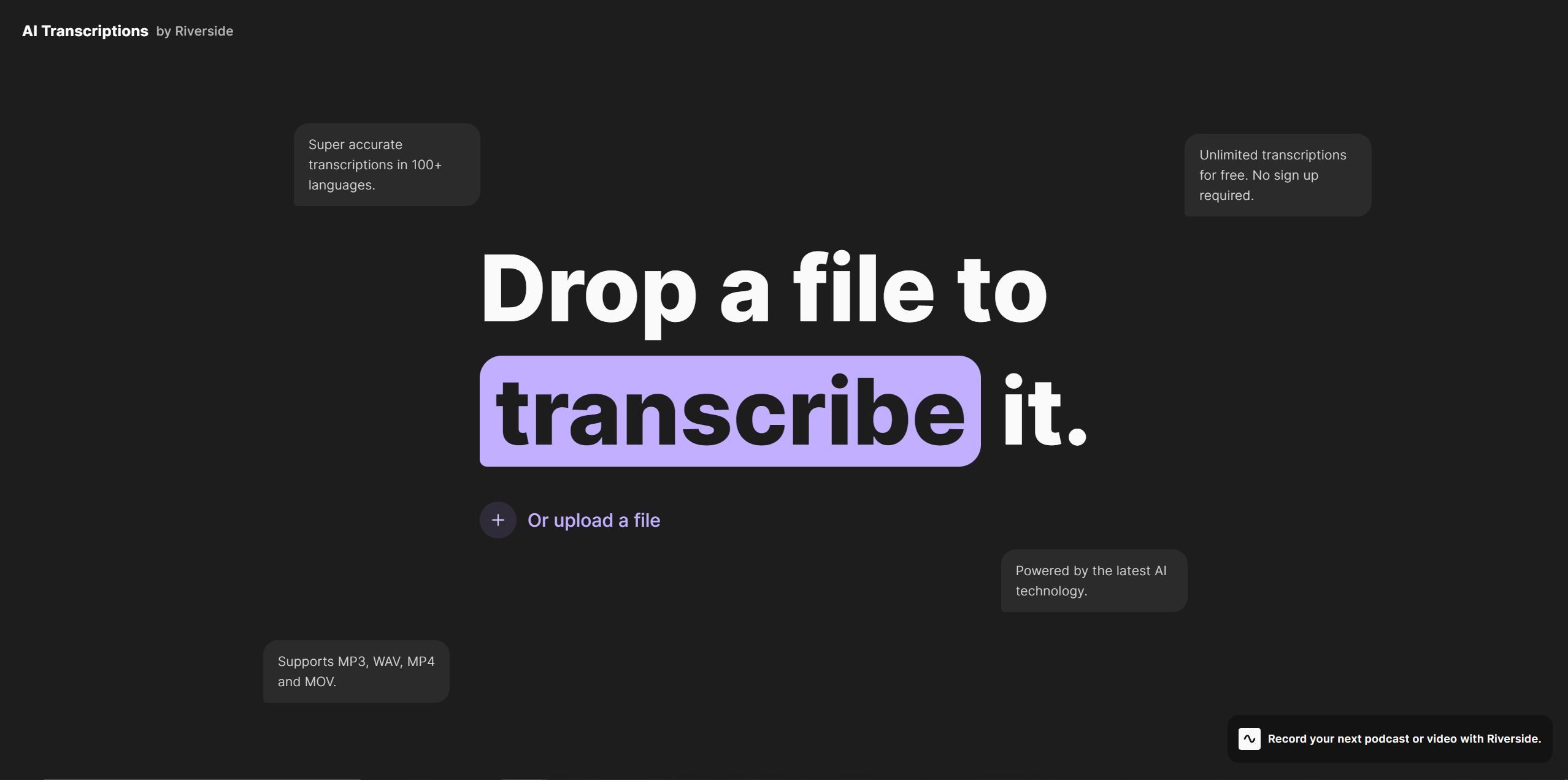 AI Transcription by Riverside featured-thumb