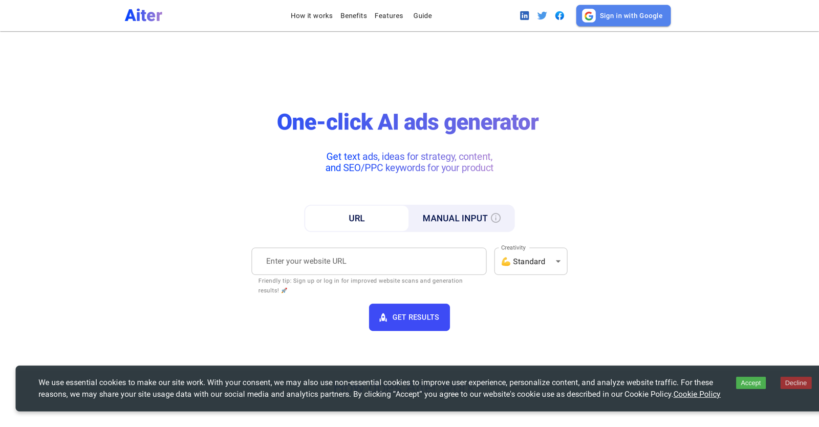 Aiter – Marketing Content, Strategy and Ads Generator