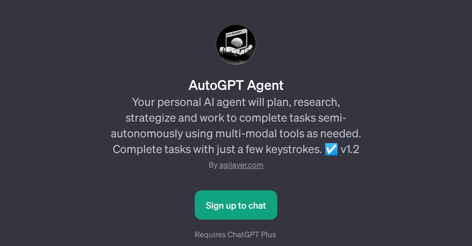 AutoGPT Agent