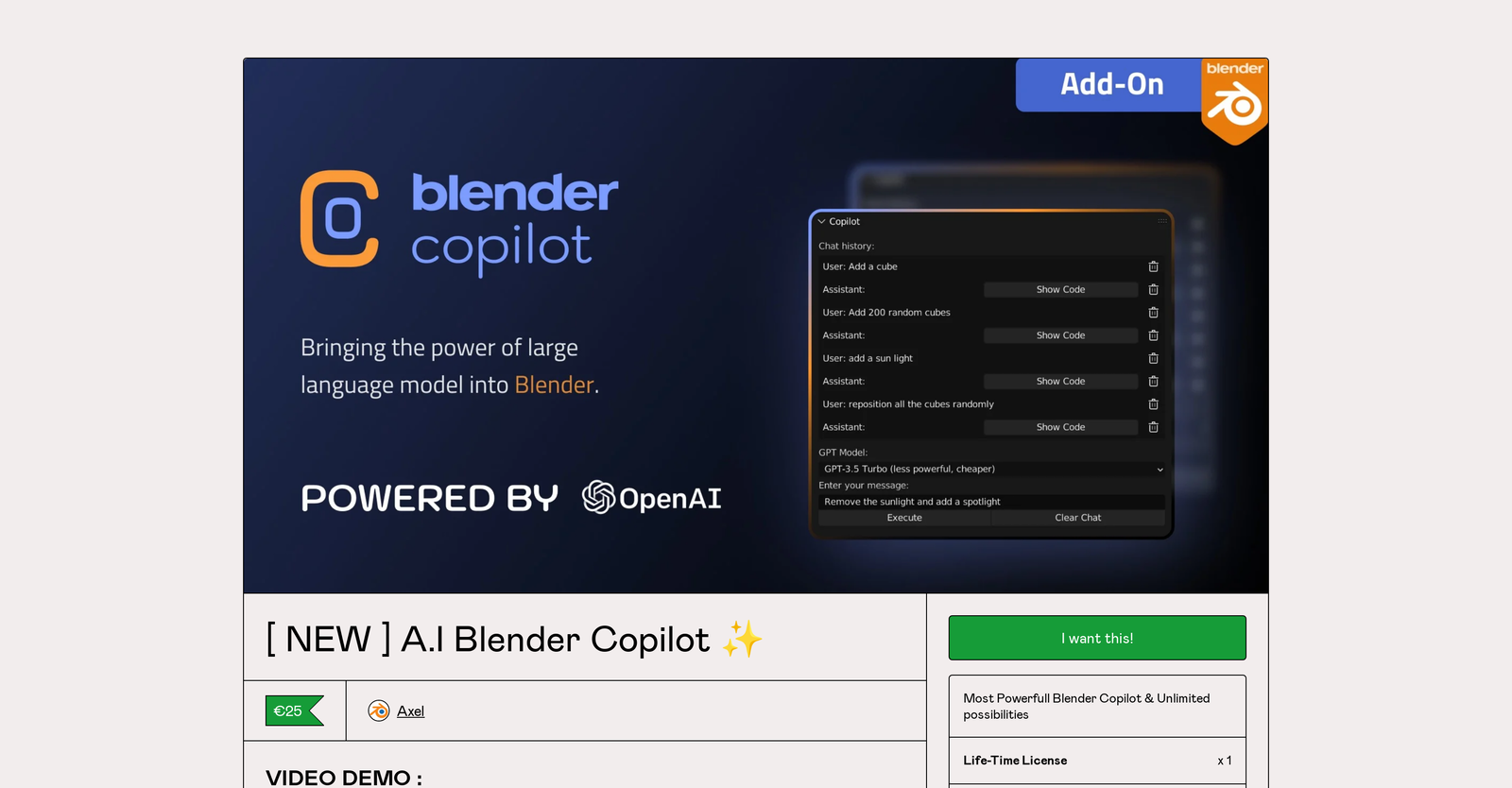 Blender Copilot