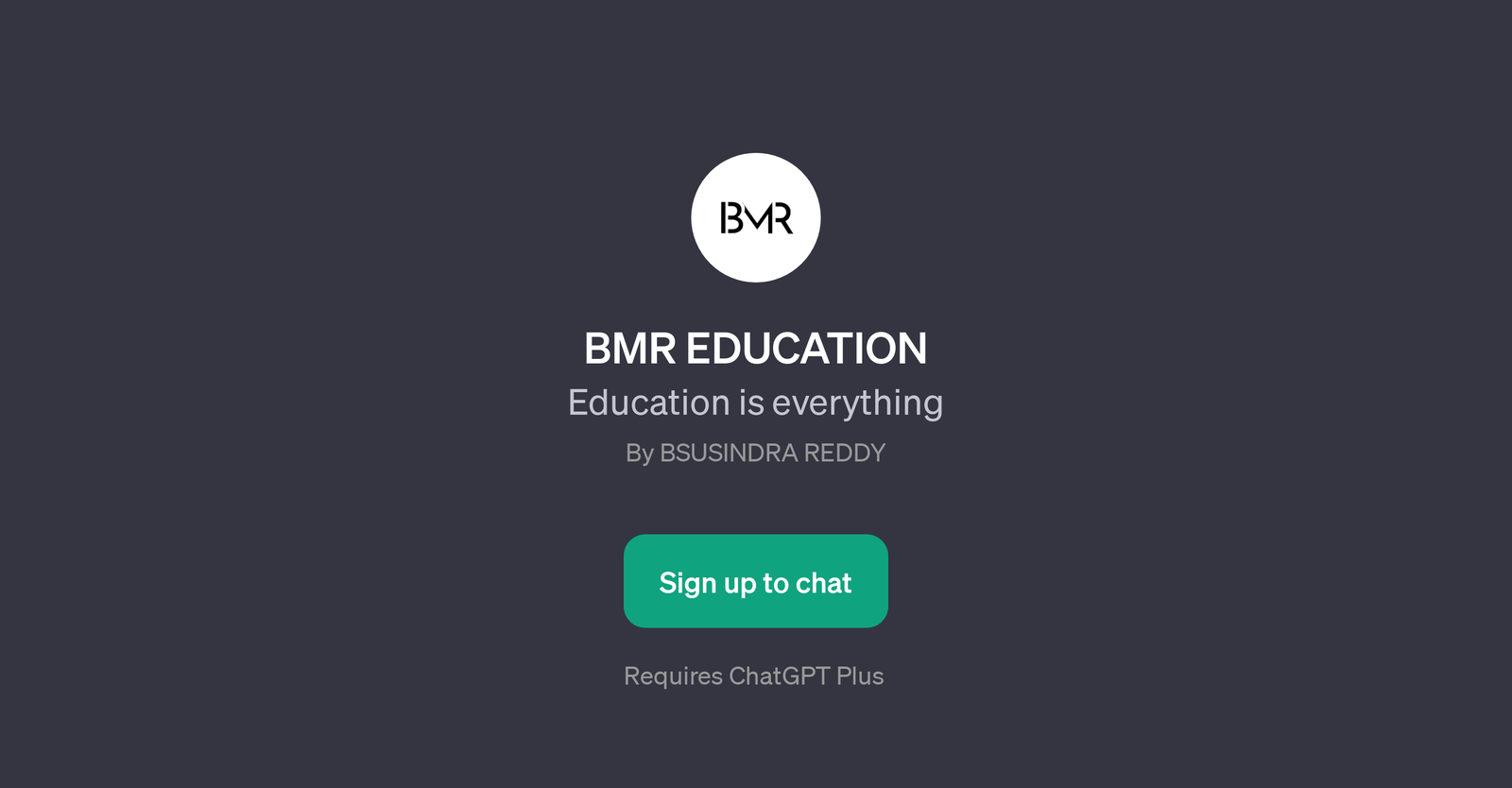 BMR EDUCATION