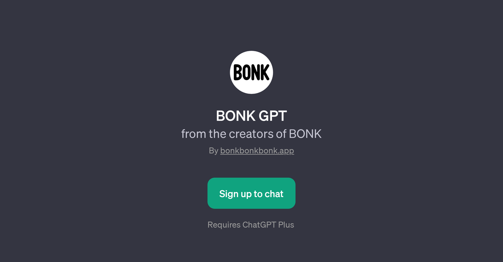 BONK GPT