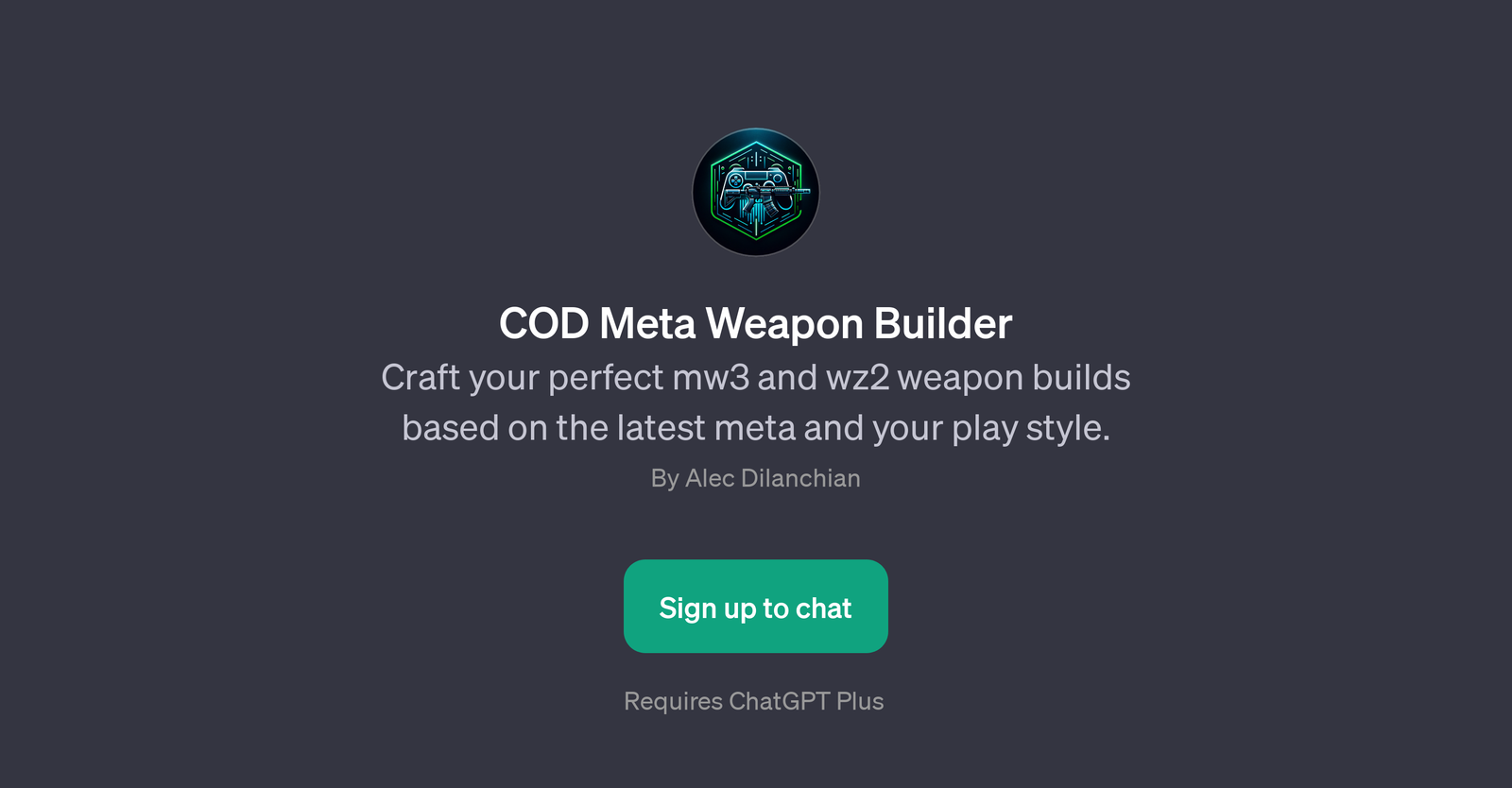 COD Meta Weapon Builder