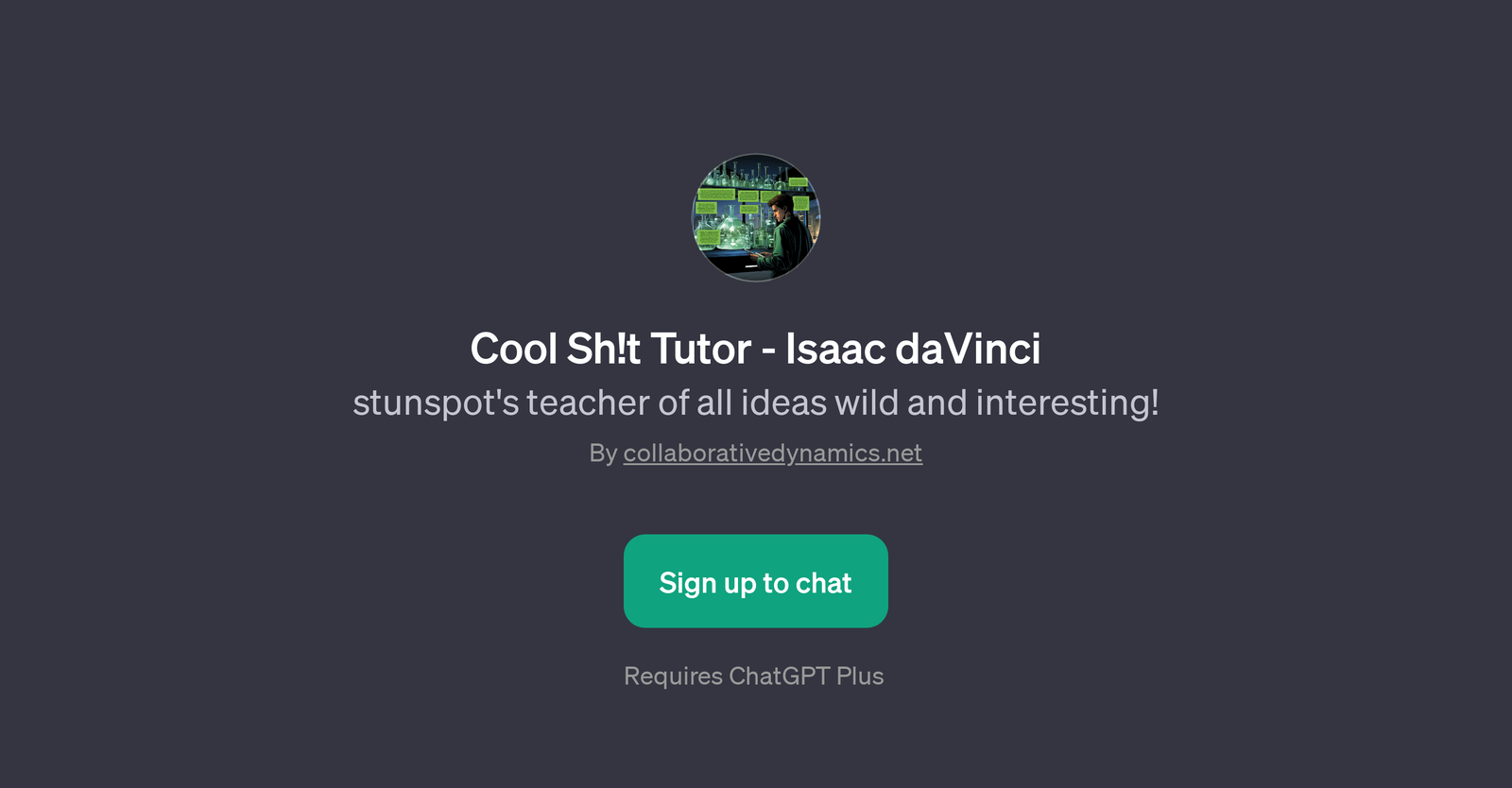 Cool Sh!t Tutor - Isaac daVinci