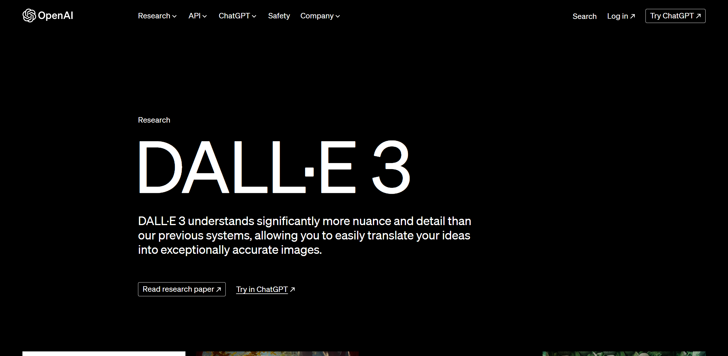 DALL·E 3 featured