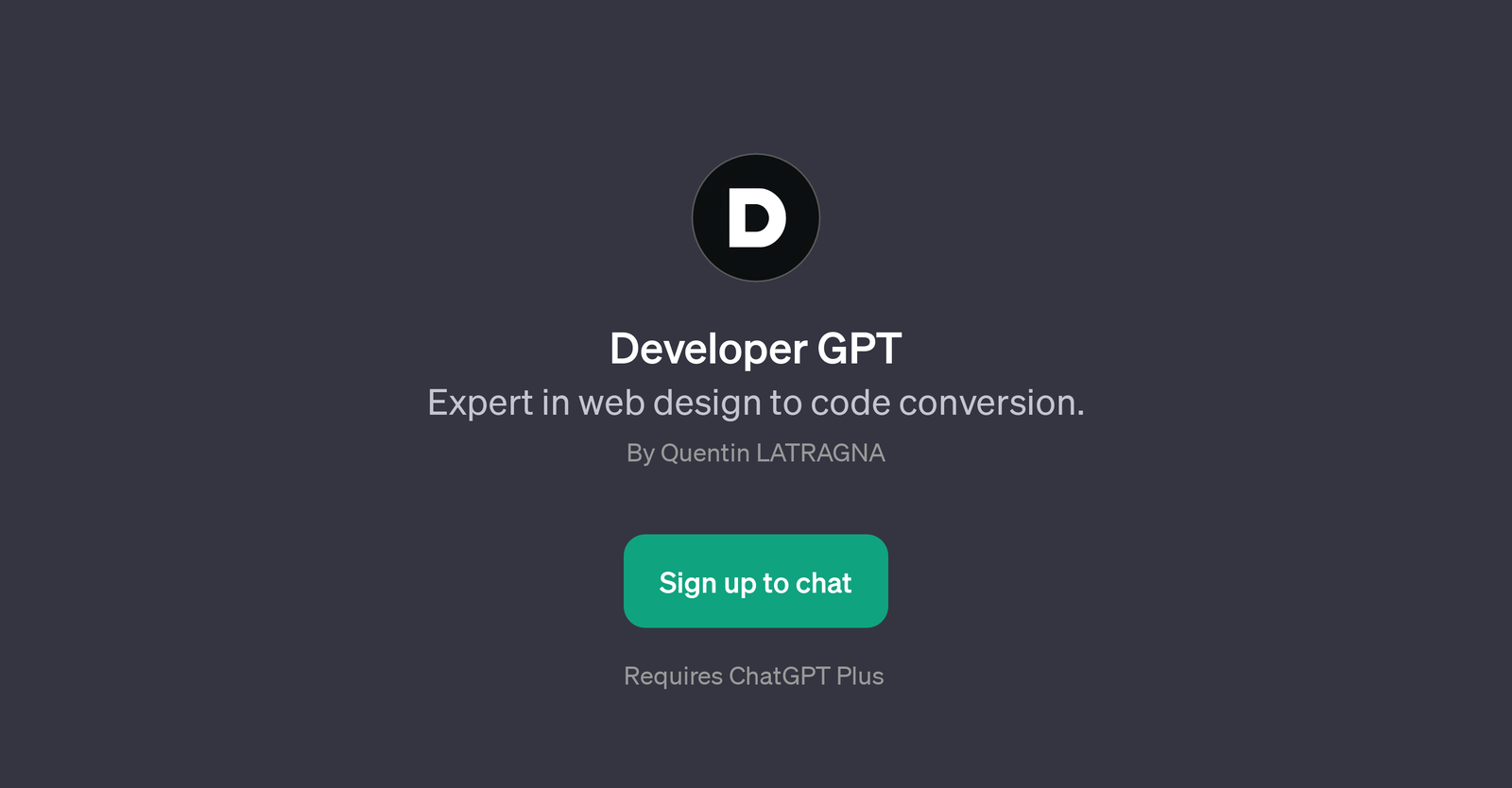 Developer GPT-thumb