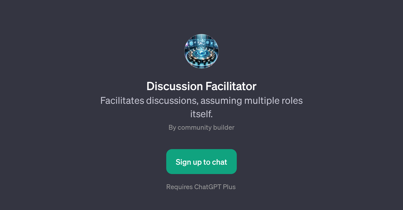 Discussion Facilitator