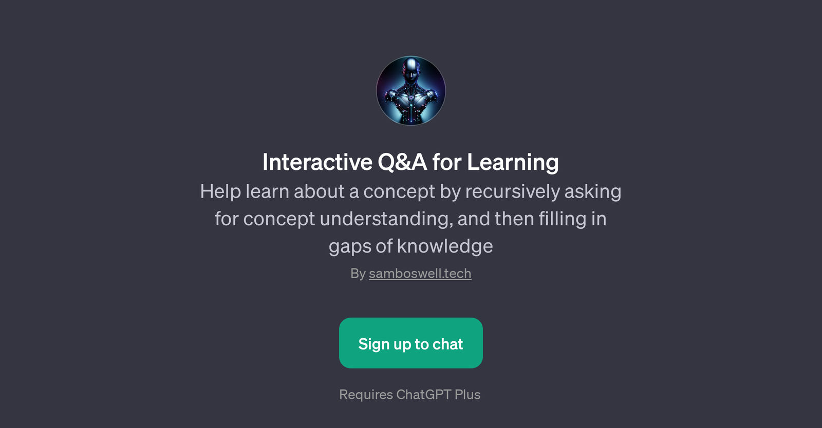 Interactive Q&A for Learning