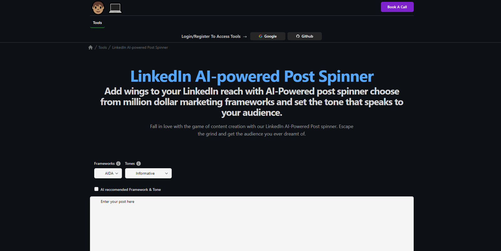 Linkedin Post Spinner