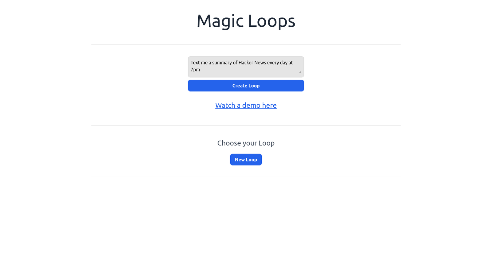 Magic Loops