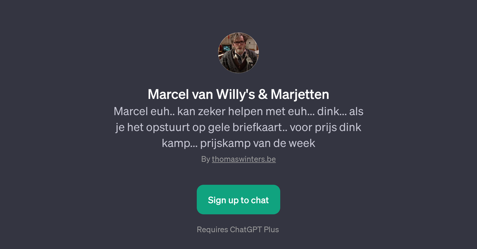 Marcel van Willy's & Marjetten