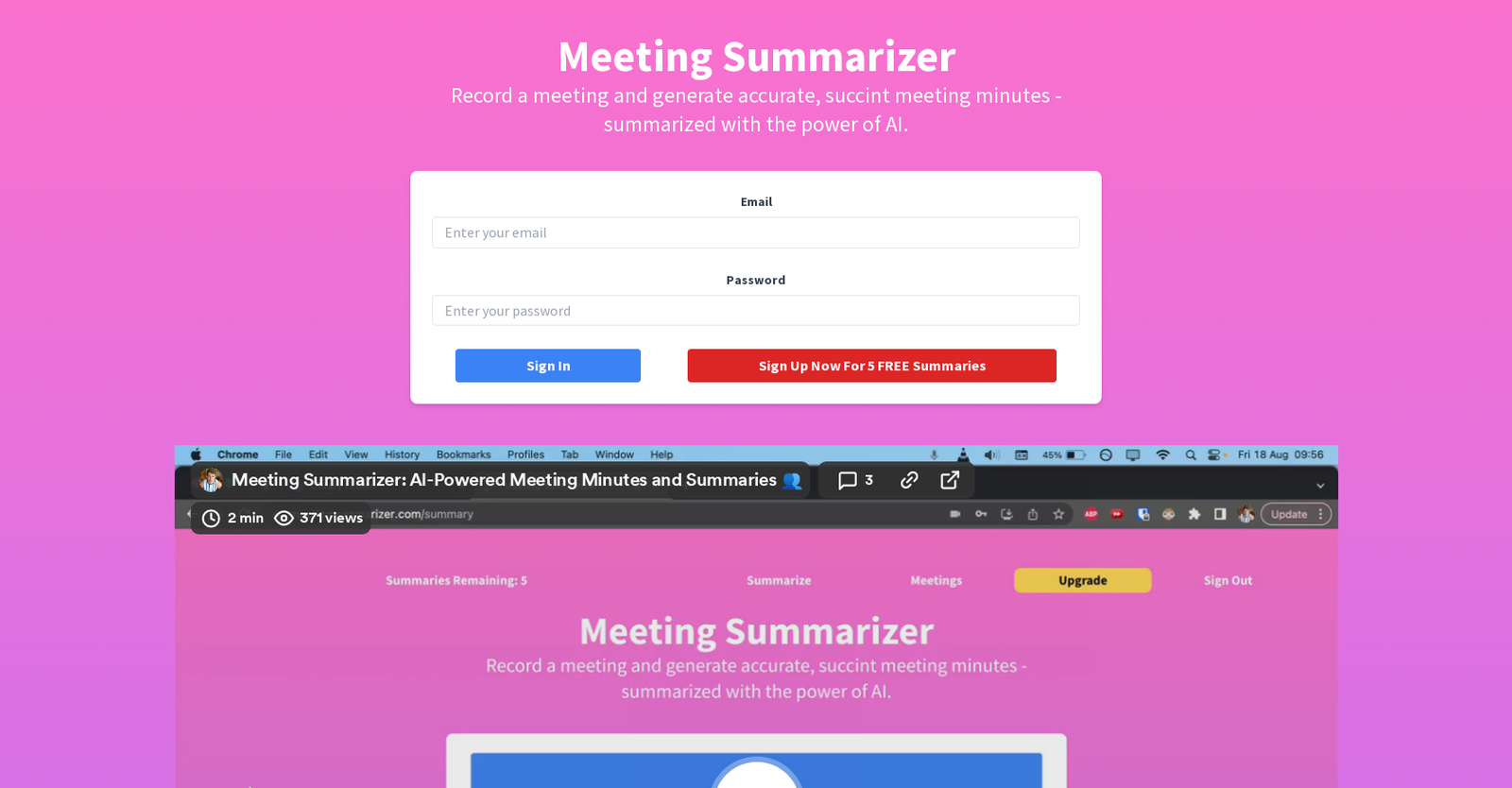 Meeting Summarizer