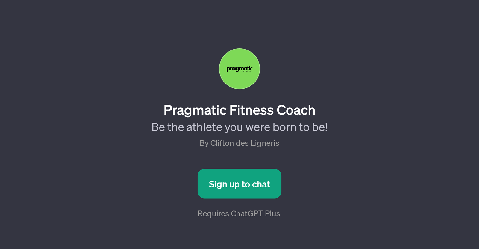 Pragmatic Fitness Coach