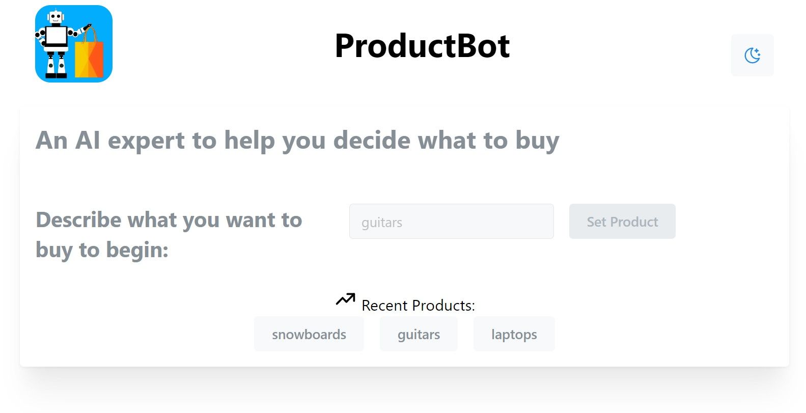 ProductBot featured