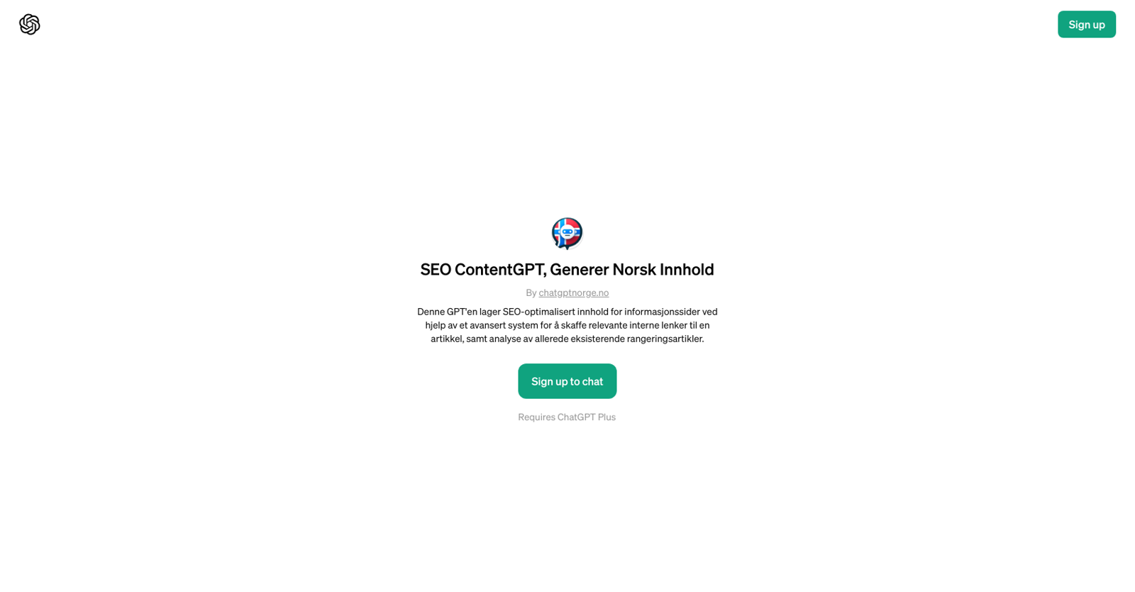 SEO ContentGPT, Generer Norsk Innhold