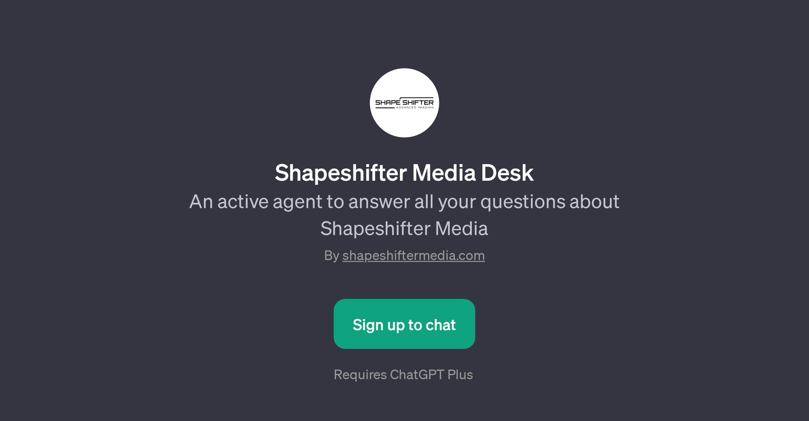 Shapeshifter Media Desk