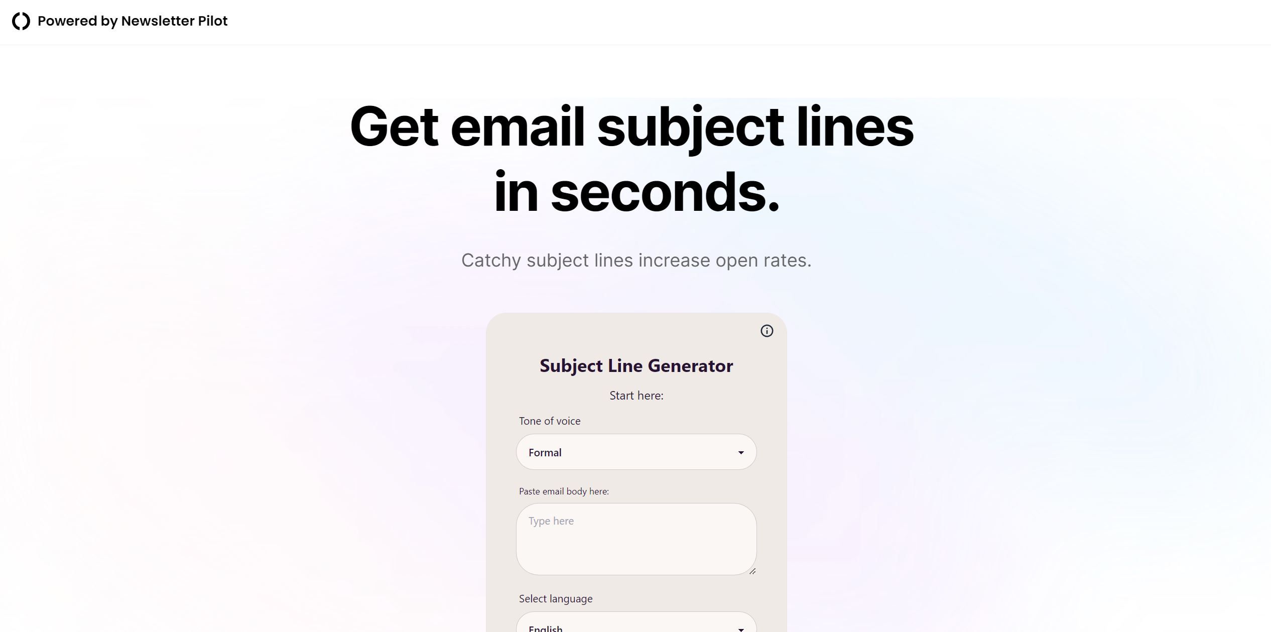 Subject Line Generator featured