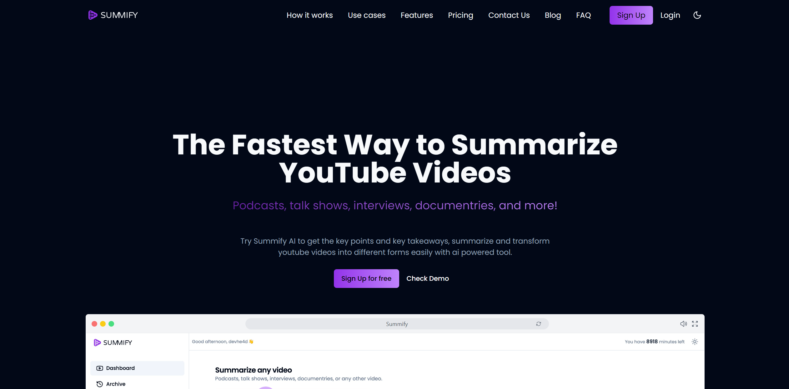 Summify featured