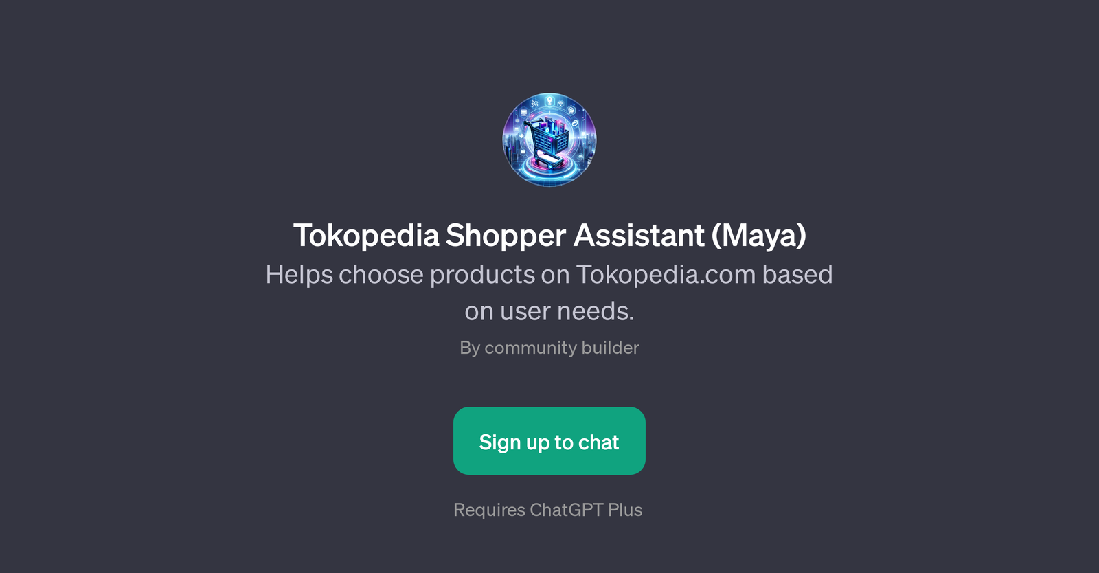 Tokopedia Shopper Assistant (Maya)