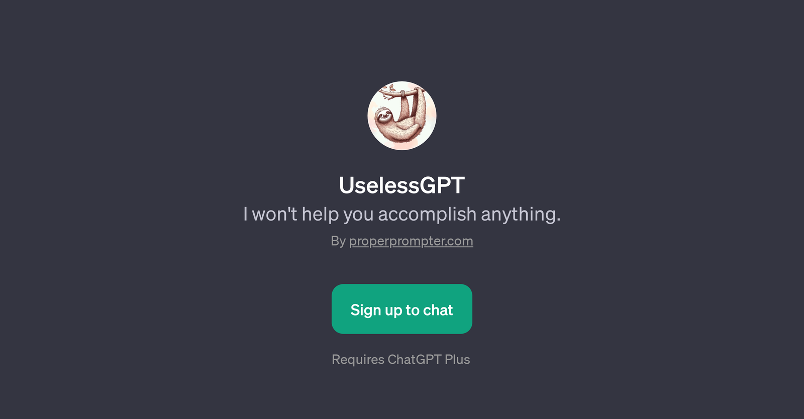 UselessGPT