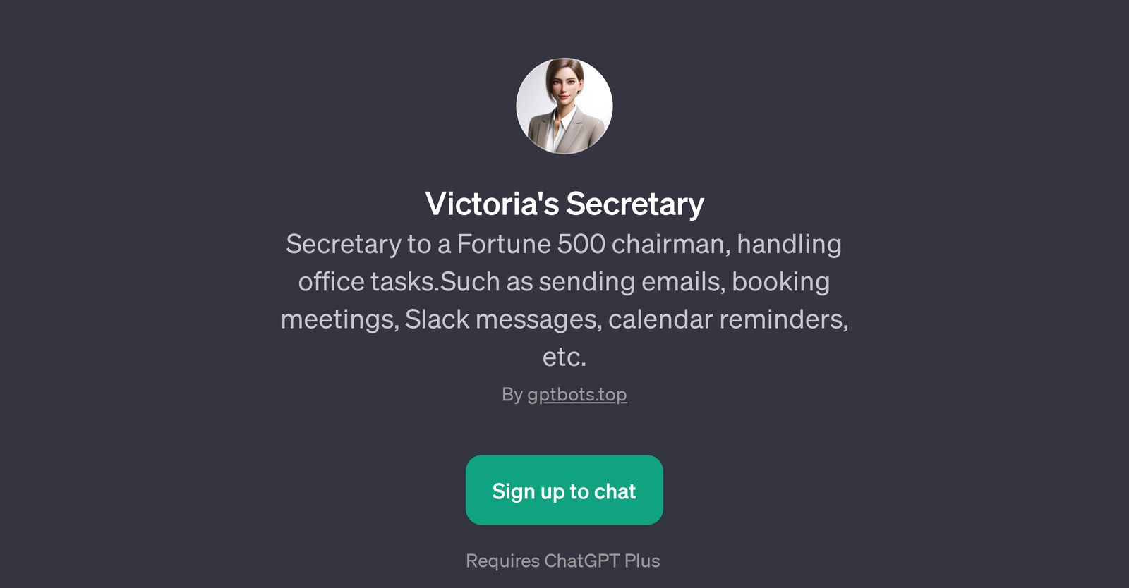 Victoria's Secretary